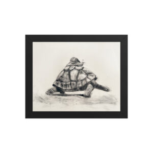 A Caracol on Turtle Island, framed
